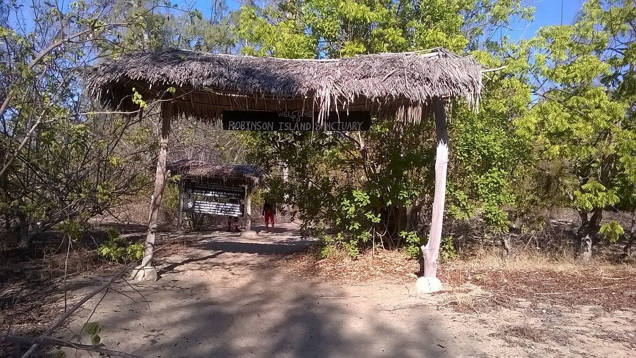 Isola di Robinson e sabbia dorata